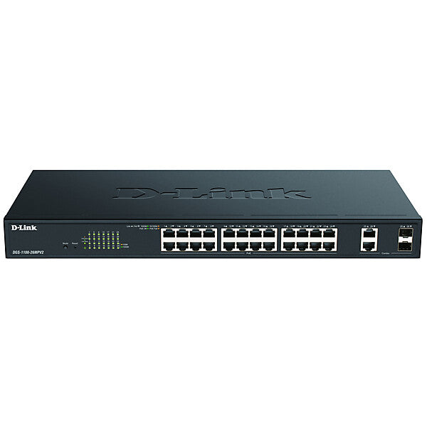 D-Link Gigabit Smart Switch 26-Port PoE+ DGS-1100-26MPV2/E